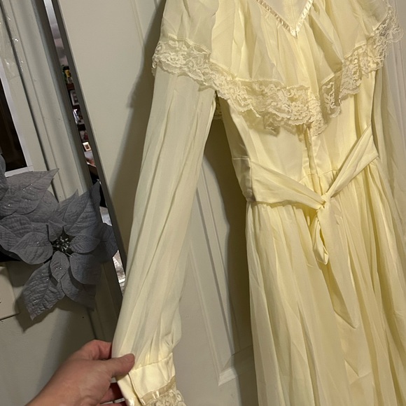 Vintage Cream Lace Dress - Picture 10 of 14